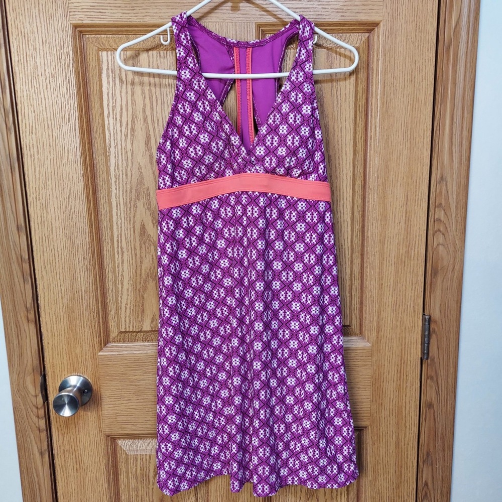 Title Nine Purple Dress with Coral Band